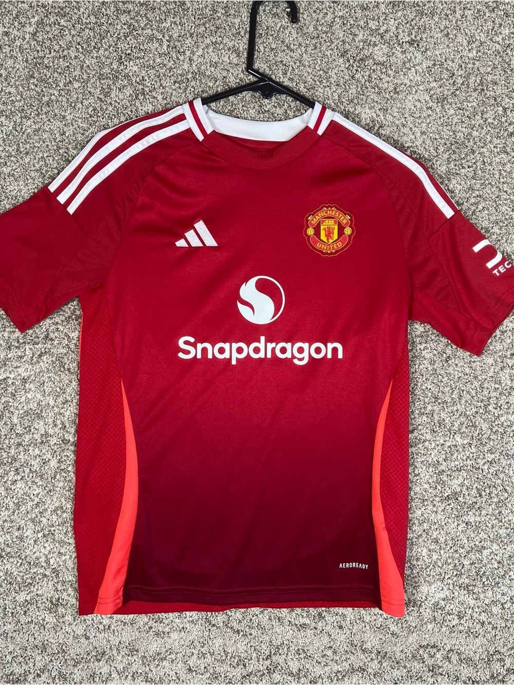 Manchester United Jersey Youth 13-14 Years Adidas Shirt Kit Football Soccer - Picture 1 of 6
